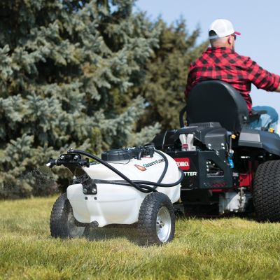 Image showing  15 gal. 2-Nozzle Broadcast Trailer Sprayer