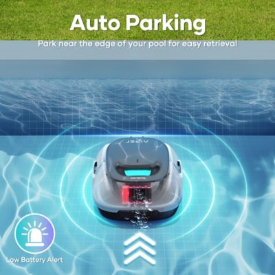 Image showing 5 th Aiper Intelligent Scuba 800 Cordless Robotic Pool Cleaner for Flat Above-Ground Pools up to 860 sq. ft., Automatic Pool Vacuum