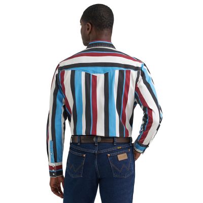 Image showing  Men's Vintage Multi Stripe Shirt
