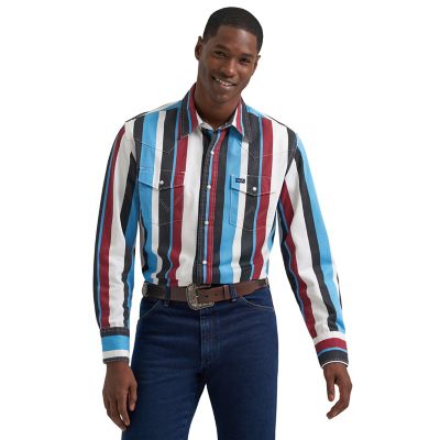 Image showing  Men's Vintage Multi Stripe Shirt