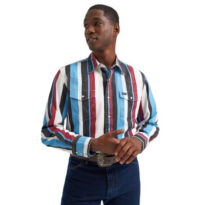 Image showing  Men's Vintage Multi Stripe Shirt