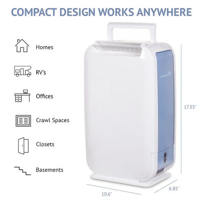 Image showing  6L desiccant dehumidifier with LCD display