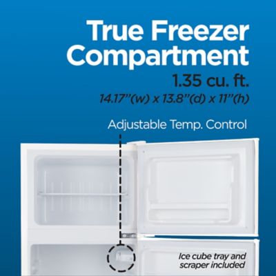 Image showing  4.5 cu. Ft. Refrigerator With True Freezer