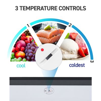 Image showing  Portable 6 cu. ft. Undercounter Upright Freezer