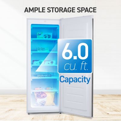 Image showing 1 th Commercial Cool Portable 6 cu. ft. Undercounter Upright Freezer