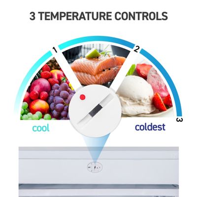 Image showing 2 th Commercial Cool Portable 6 cu. ft. Undercounter Upright Freezer