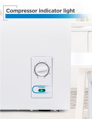 Image showing  2.0 cu. ft. Compact Chest Freezer, Holds Up To 70 lb. Of Frozen Food, Removable Storage Basket