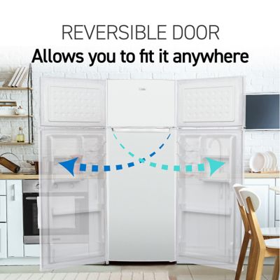 Image showing  7.7 cu. ft. Freestanding Mini Fridge with Freezer