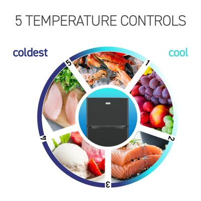Image showing 3 th Commercial Cool 7.7 cu. ft. Freestanding Mini Fridge with Freezer