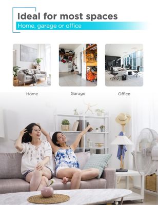 Image showing 5 th Black & Decker 18-Inch Pedestal Fan, Standing Fan with 3 Speed Settings, Black