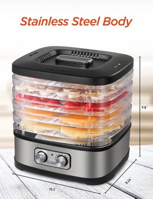 Image showing  Food Dehydrator with 5 Adjustable Height Trays