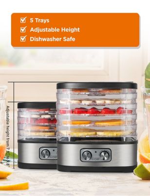 Image showing  Food Dehydrator with 5 Adjustable Height Trays