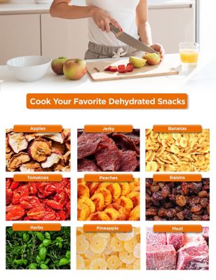 Image showing 6 th Commercial CHEF Food Dehydrator with 5 Adjustable Height Trays