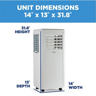 Image showing 5 th Commercial Cool Portable Air Conditioner, 14,000 Btu Ashrae 128 / 7,500 Btu Doe, White