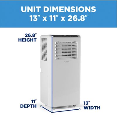 Image showing  12,000 BTU Portable Air Conditioner with Heat and Remote