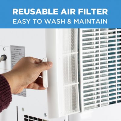 Image showing  12,000 BTU Portable Air Conditioner with Heat and Remote