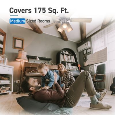 Image showing  42 in. Ceiling Fan 5-Blade With Pull Chain And Light Kit