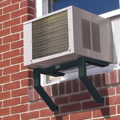 Image showing  Window Air Conditioner Support Bracket, 7.1 x 25.8 x 16.7 inches, Grey
