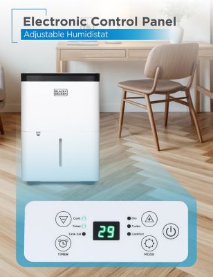 Image showing  1000 sq. ft. Dehumidifier For Home, Bedroom And Basement, Up To 9 Pints Per Day
