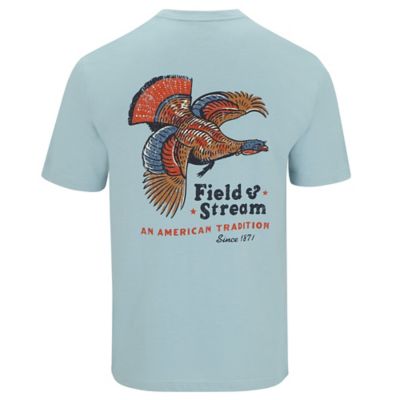 Field & Stream Men's Short Sleeve Americana Turkey Shirt