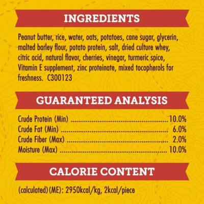 Image showing  Zuke's Mini Naturals Valentine Hearts Peanut Butter and Oats Recipe Dog Treats