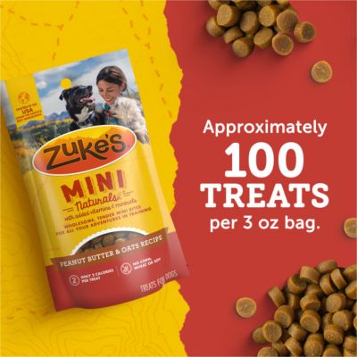 Image showing 5 th Purina Zuke's Mini Naturals Valentine Hearts Peanut Butter and Oats Recipe Dog Treats