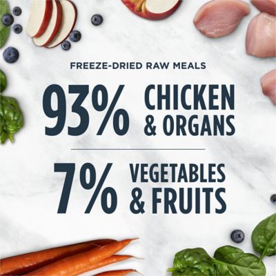 Image showing 5 th Instinct Raw Meals Grain-Free Cage-Free Chicken Recipe Freeze-Dried Cat Food, 25 oz.