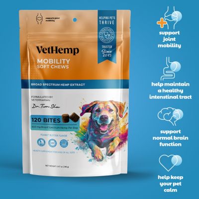 Image showing  Hemp Mobility Soft Chews for Dogs, 120ct