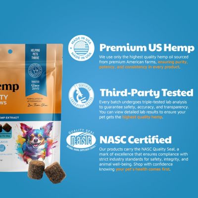 Image showing  Hemp Mobility Soft Chews for Dogs, 30ct