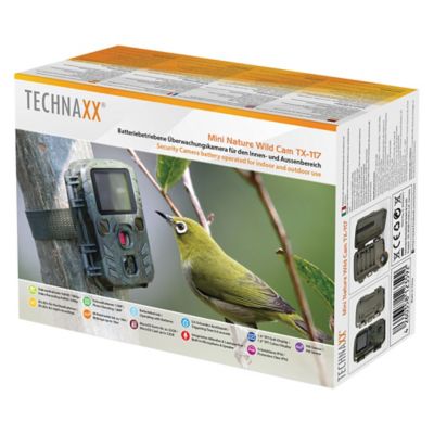 Image showing  TX-117 1080p Full HD Battery-Operated Security and Mini Nature Wild Cam, Camouflage