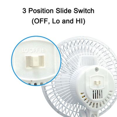 Image showing  6 in. Personal Clip-on Fan