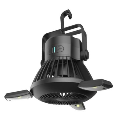 Image showing 8 th Optimus 4 in 1 Camping Fan with LED Light, Solar or USB charging