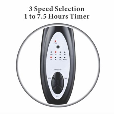 Image showing  16 in. Oscillating Stand Fan with Remote Control, Black