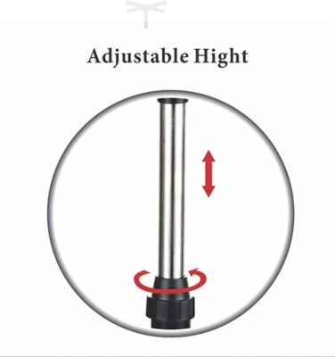 Image showing  16 in. Oscillating Stand Fan with Remote Control, Black