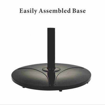 Image showing  16 in. Oscillating Stand Fan with Remote Control, Black