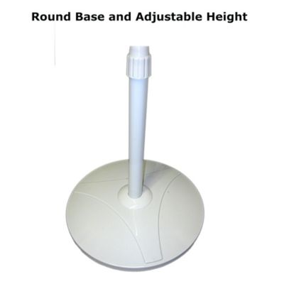 Image showing  16 in. Oscillating Stand Fan with Remote Control, White