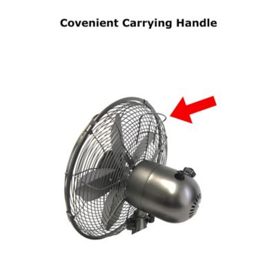 Image showing 5 th Optimus 16 in. Retro Oscillating Stand Fan with Oil Rubbed Bronze Finish