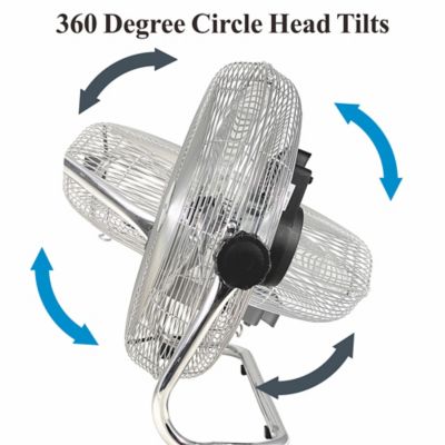 Image showing  20 in. Industrial Grade High Velocity Fan - Chrome Grill
