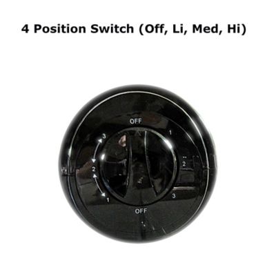 Image showing  32 in. Oscillating Tall Tower Fan with timer, Black