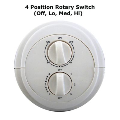 Image showing  32 in. Oscillating Tall Tower Fan with timer, White