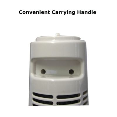 Image showing 5 th Optimus 32 in. Oscillating Tall Tower Fan with timer, White