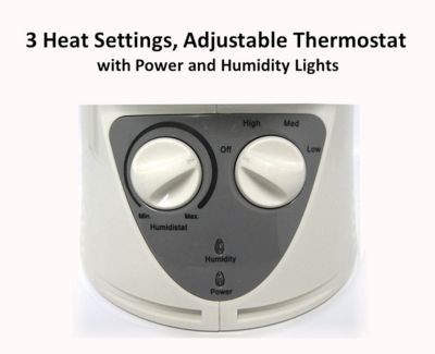 Image showing  3.0 Gal Output Cool Mist Evaporative Humidifier