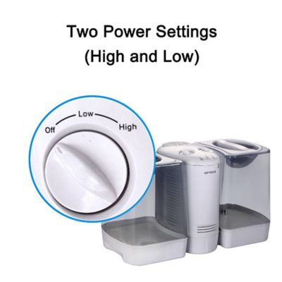 Image showing  3.5 Gallon Output Warm Mist Humidifier with Wicking Vapor System