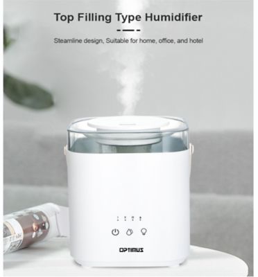 Image showing 6 th Optimus 1.8 Gallon Output Top Filling Ultrasonic Humidifier, Touch Control