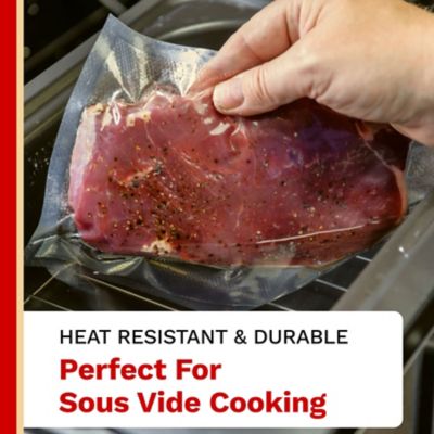 Image showing  15 in. x 20 in. 5.5 mil Heavy Duty Precut Vacuum Seal Bags 100 ct., 1 pk.