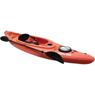 Image showing  Phoenix 10.4, Sit-in Recreational Kayak with Paddle, Tangerine
