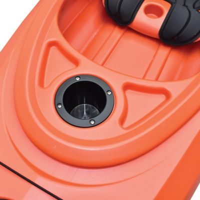 Image showing 6 th Sun Dolphin Phoenix 10.4, Sit-in Recreational Kayak with Paddle, Tangerine