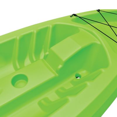 Image showing 6 th Sun Dolphin Destin 10.4, Sit-on Recreational Kayak with Paddle, Lime