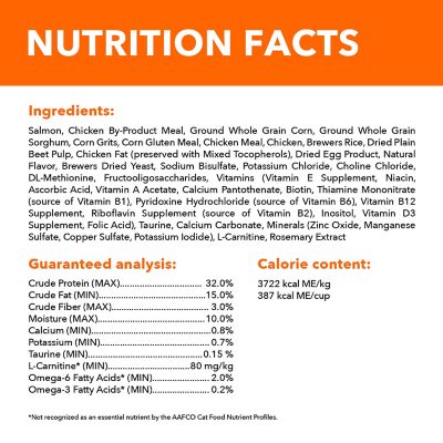 Image showing 9 th Iams Proactive Health Salmon Flavor Dry Cat Food for Adult Cats, 22 lb. Bag