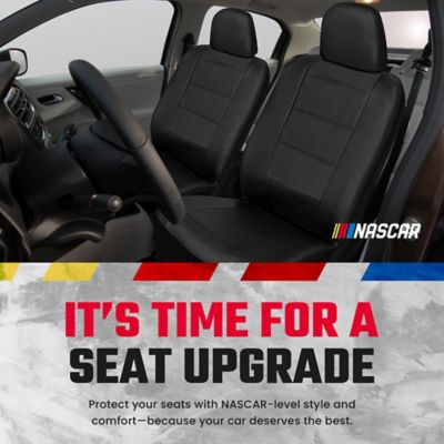 Image showing  Car Seat Cover Set 6 pc. Front Automotive Seat Covers Airbag Compatible Interior Covers Cars, SUVs, Trucks